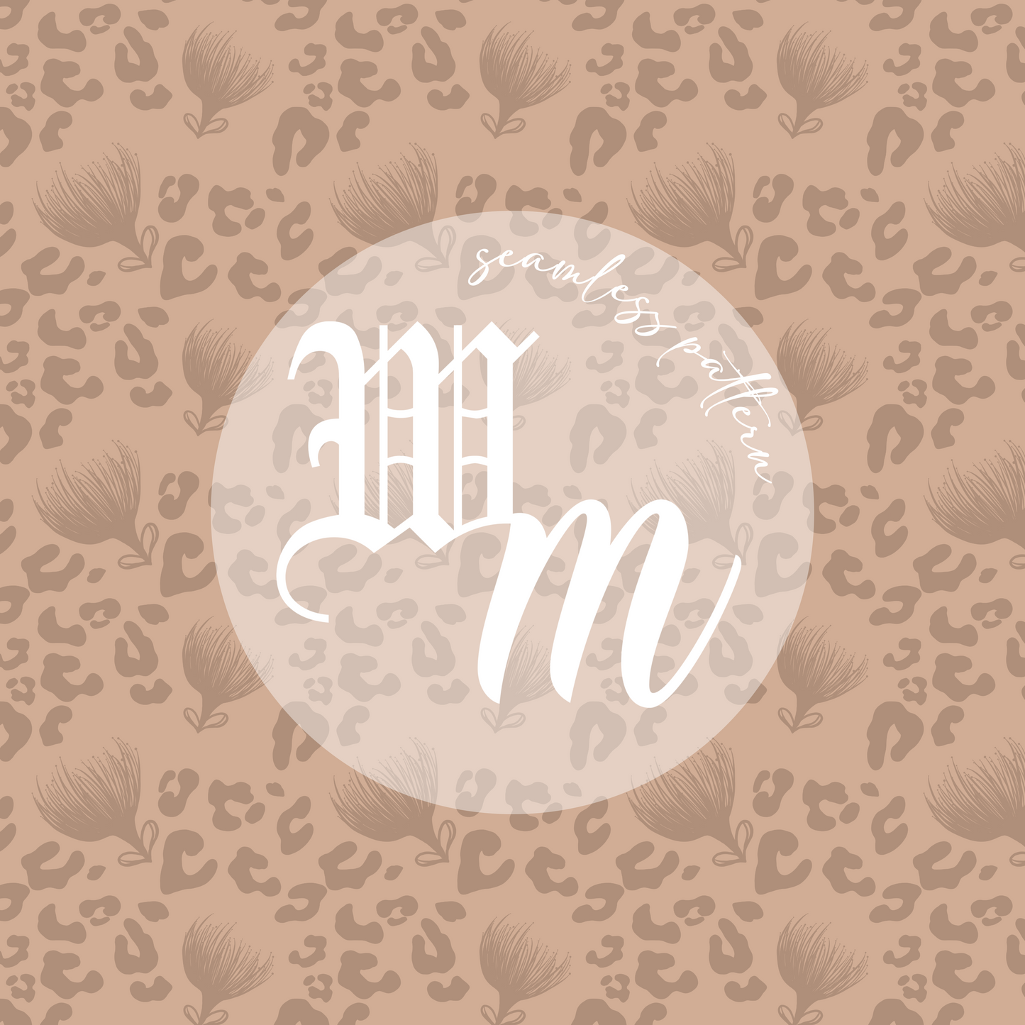 *NEW* Leopard Lehua - Seamless Pattern