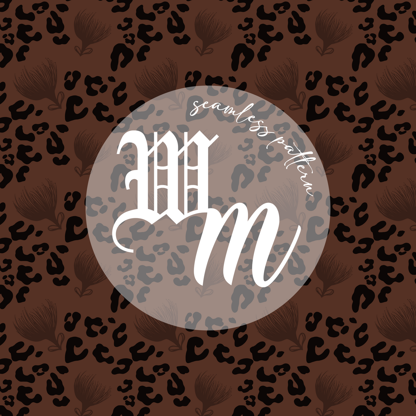 *NEW* Leopard Lehua - Seamless Pattern