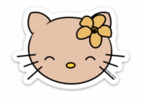 Pua Popoki - Sticker