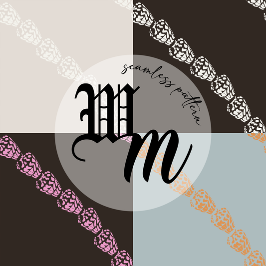 *NEW* Simple Hebrew Lei - Seamless Pattern