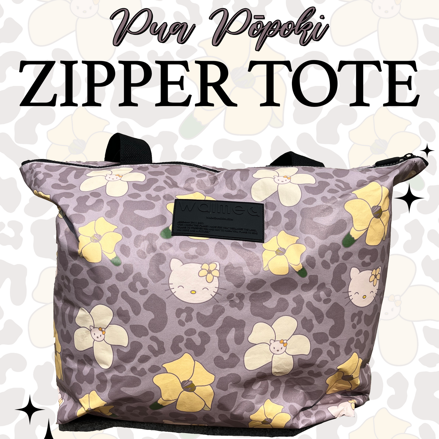 Pua Popoki - Tote Bag
